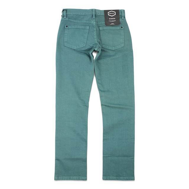 RVCA Mens Daggers Slim Pigment Jeans Alpine 32/32 New | eBay